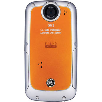 General Electric DV1 1080p HD Digital Video Camera (Orange)