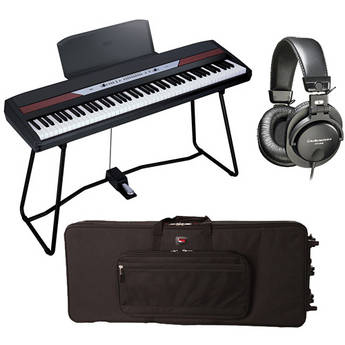 Korg SP-250BK Value Bundle (Black)