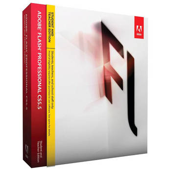 Adobe Flash Professional CS5.5 Software for Windows (Student & Teacher Edition)