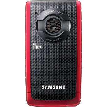 Samsung W200 Rugged Full HD 1080p Pocket Camcorder (Red)