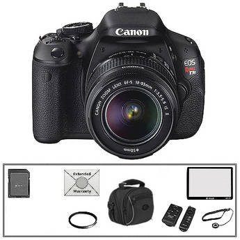 Canon EOS Rebel T3i Digital Camera with 18-55mm Lens & Basic Accessory Kit