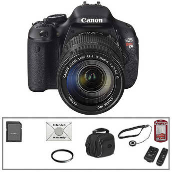 Canon EOS Rebel T3i Digital Camera w/18-135mm Lens & Basic Accessory Kit