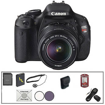Canon EOS Rebel T3i Digital Camera with 18-55mm Lens & Deluxe Accessory Kit