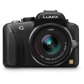 Panasonic LUMIX DMC-G3 16MP Mirrorless Camera w/14-42mm Lens, 3" LCD