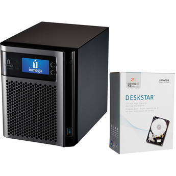 Iomega 8TB (4 x 2TB) StorCenter px4-300d Network Storage Enclosure Kit