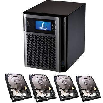 Iomega 12TB (4 x 3TB) StorCenter px4-300d Network Storage Enclosure Kit