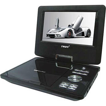 Swari 7" All-In-One Portable DVD Player - Black