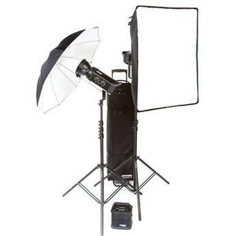 Bowens Gemini Classic 250C 2 Light Umbrella/Softbox/Travel Pack Kit (120V)