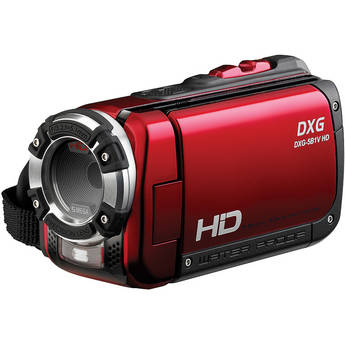 DXG DXG-5B1V Sportster High Definition Camcorder (Red)