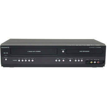 Magnavox ZV457MG9 DVD Recorder & 4-Head Hi-Fi Stereo VCR With Digital Tuner