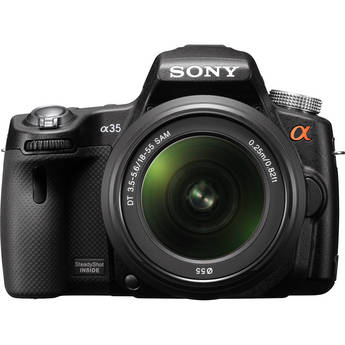 Sony SLT-A35 - C�mera DSLR Digital Alpha 35 + Lente Zoom de 18-55mm