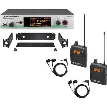 Sennheiser ew 300-2 IEM G3 Wireless Stereo Audio Monitoring System (G: 566-608MHz)