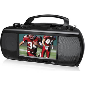 Coby TFDVD777 7" Portable Digital TV + DVD/CD Mini System