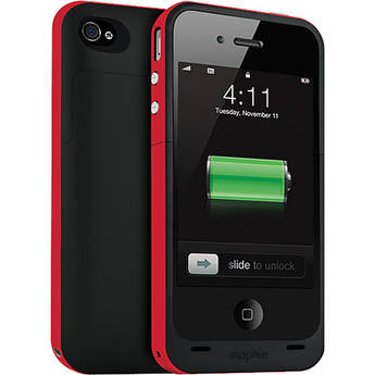 Mophie Juice Pack Plus - iPhone 4 Case, Limited Edition (Red)