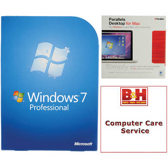 Microsoft Windows 7 Professional/ Parallels Desktop 7/ Installation B&H Kit