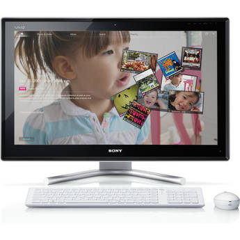 Sony Signature VAIO L22 VPCL22SFX/W 24" All-in-One Desktop Computer (White)
