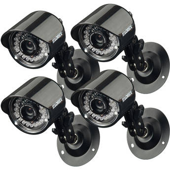 Lorex High Resolution Indoor/Outdoor Color Night Vision Camera Kit (4-Pack)
