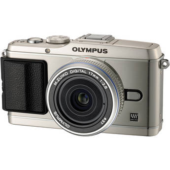 Olympus E-P3 PEN Digital Camera with 17mm Lens (Silver)