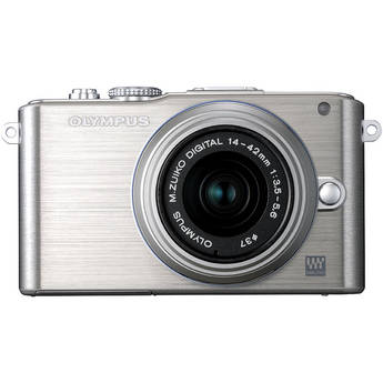 Olympus E-PL3 Digital Camera with 14-42mm II Lens (Silver)