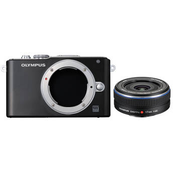 Olympus E-PL3 Digital Camera with 17mm Lens (Black)