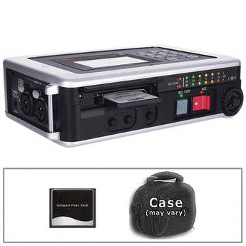 Fostex FR-2LE 2-Channel Digital Field Recorder Kit with CF Card and Case