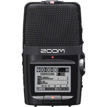 Handheld Digital Audio Recorders on Zoom H2n Handy Recorder Portable Digital Audio Recorder Zh2n B H