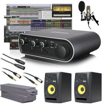 Avid Pro Tools 9 + Mbox Mini Vocal Studio Bundle (Speakers)
