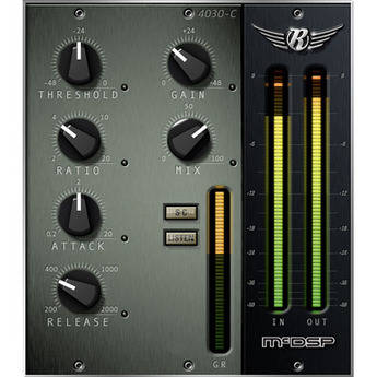 McDSP 4030 Retro Compressor HD v5 - Compressor Plug-In (TDM/RTAS/AU)