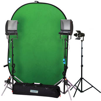 Cool-Lux Hollywood Chroma Key Blue/Green Screen Kit II