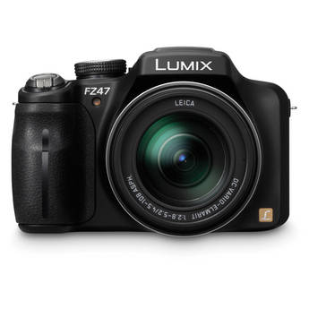 Panasonic LUMIX DMC-FZ47 Digital Camera (Black)