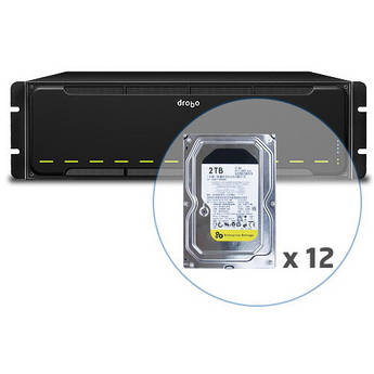 Drobo 24TB B1200i iSCI SAN Storage Enclosure (12x 2TB SAS Hard Drives)