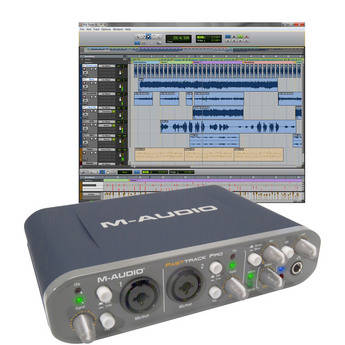 M-Audio Fast Track Pro USB Interface with Pro Tools SE Software