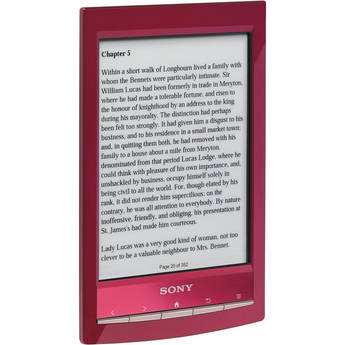Sony PRS-T1 Wi-Fi Reader (Red)