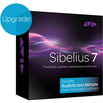 Sibelius Sibelius 7 Upgrade plus AudioScore Ultimate - Notation and Transcription Software Bundle