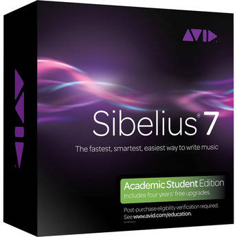 Sibelius Sibelius 7 - Music Notation Software (Educational Discount)