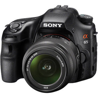 Sony Alpha SLT-A65 DSLR Digital Camera with 18-55mm Lens