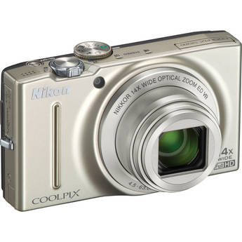 Nikon COOLPIX S8200 Digital Camera (Silver)