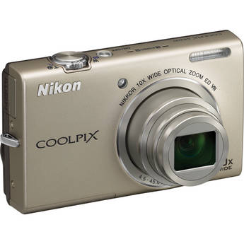Nikon Coolpix S6200 Digital Camera (Silver)
