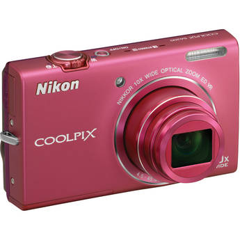 Nikon Coolpix S6200 Digital Camera (Pink)