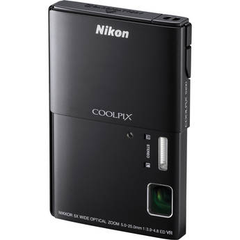 Nikon CoolPix S100 Digital Camera (Black)