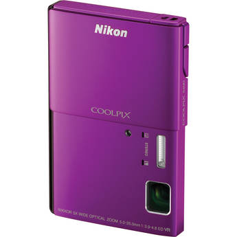 Nikon CoolPix S100 Digital Camera (Purple)