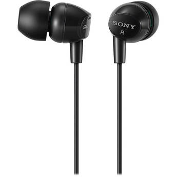 Sony DR-EX14VP In-Ear Stereo Headphones with Mic and Remote (Black)