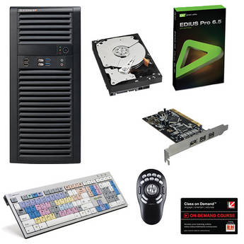 B&H Photo PC Pro Workstation SuperMicro / Grass Valley EDIUS 6 Entry-Level Turnkey Video Editing System