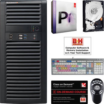 B&H Photo PC Pro Workstation SuperMicro / Adobe Premiere Pro 5.5 Entry-Level Turnkey Video Editing System