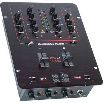 American Audio DV2 USB 2-Channel DJ Mixer