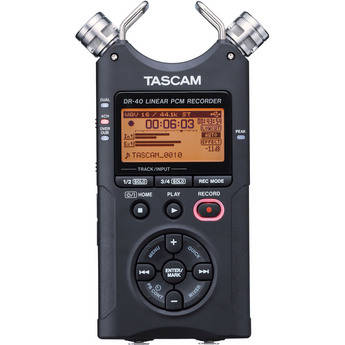 Tascam DR-40 4-Track Handheld Digital Audio Recorder