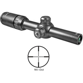 BARSKA 1.5-4.5x20 Tactical Riflescope (Black Matte)