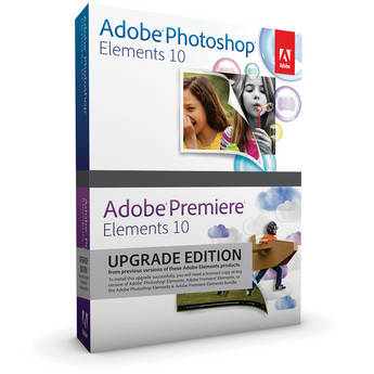 Adobe Photoshop Elements 10 & Premiere Elements 10 for Mac & Windows (Upgrade from Any Previous Elements Version)