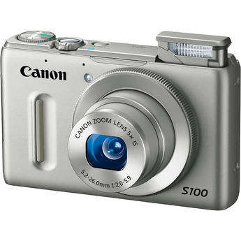 Canon PowerShot S100 Digital Camera (Silver)