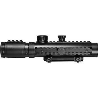 BARSKA 1-3x30 Electro Sight Multi Rail Riflescope (Black Matte)